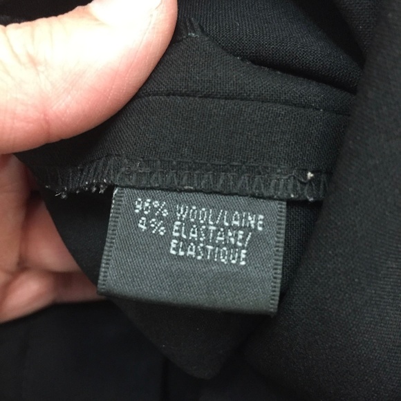 LAFAYETTE 148 Black classic straight leg wool pant - Picture 2 of 4